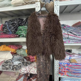 Fashion Faux Fur Coat Women's Jacket