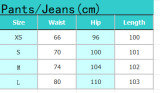 Women's Clothing Beaded Straight Denim Trousers