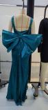 Women Bow Evening Dress