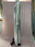 Cutout Off Shoulder Dress Round Neck Slim Chic Sequin Dress Women