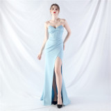 Plus Size Women Sequin Formal Party Maxi Evening Dress