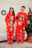 Christmas Family Wear home clothes snowflake Letter print long-sleeved Pajama Set
