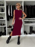 Autumn Loose Off Shoulder Bat Sleeves Top Long Skirt Two Piece Set For Women