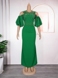 Plus size African Women formal party party dress