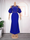 Plus size African Women formal party party dress
