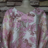 African Mother Loose Long Gown Bubu Bat Sleeves Robe Dress With Headscarf