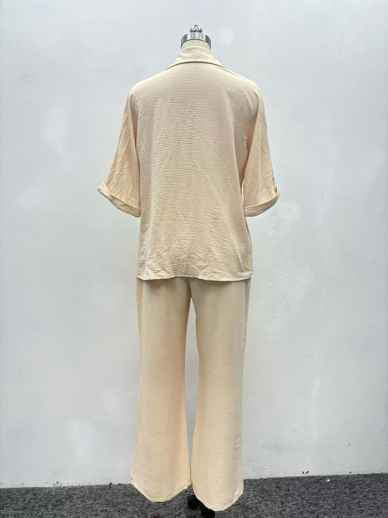 Women African Casual Short-sleeved shirt and trousers two-piece suit