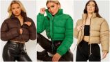 Women zippered padded coat