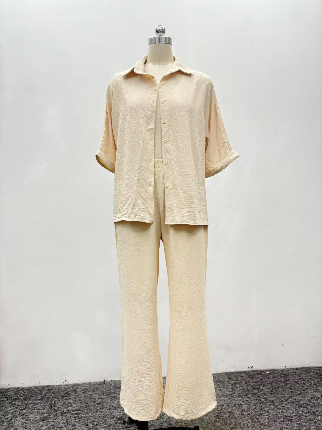 Women African Casual Short-sleeved shirt and trousers two-piece suit