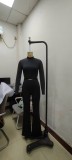 Long-Sleeved Tight Slim Top High Waist Bell Bottom Stretch Pants Set
