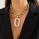Women accessories style cross chain punk necklace