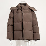 Autumn And Winter Women's Loose Cotton-Padded Jacket