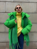 Autumn And Winter Women's Loose Cotton-Padded Jacket