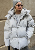 Autumn And Winter Women's Loose Cotton-Padded Jacket