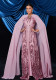 Women sexy Round Neck sequin Formal Party evening dress