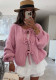 Women Round Neck lace knitting cardigan jacket