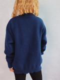 Christmas Women Knitting Santa Claus Sweater