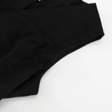 Women Linen summer casual sleeveless vest shorts Two Piece Set