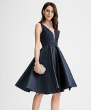 Lace Patchwork A-Line Formal Party Dress