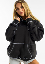 Autumn Patchwork Long Sleeve Hoodies Autumn Patchwork Long Sleeve Hoodies