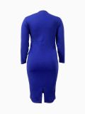 Women plus size elegant bodycon dress
