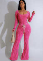 Women autumn and winter sexy bodysuit and Pant two-piece set Women autumn and winter sexy bodysuit and Pant two-piece set