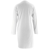 Plus Size Women summer white half-open collar long-sleeved dress