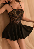Women suspenders lace temptation nightdress sexy lingerie