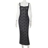 Women elegant lace dress