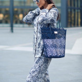 Spring And Autumn Print Turndown Collar Long Sleeve Shirt Trousers Two-Piece Suit Women's Clothing