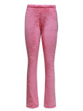 Women's Casual Slim Bodycon Tight Fitting Bell Bottom Fleece Pants
