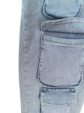 Women's Sexy Trendy Multi-Pocket High Stretch Denim Straight Cargo Pants