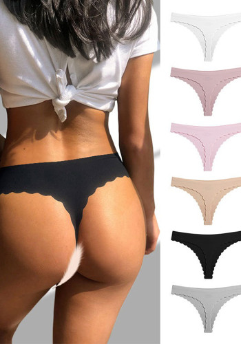 Women Solid sexy thong