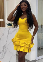 Women Pleated Lace Backless Bodycon Dress Women Pleated Lace Backless Bodycon Dress