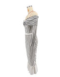 Women Off Shoulder Top and Skirt Two-Piece Set