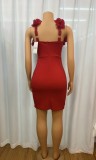 Women sexy hollow backless bodycon dress