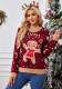 Casual Women Autumn Winter Long-Sleeved Pullover Christmas Sweater