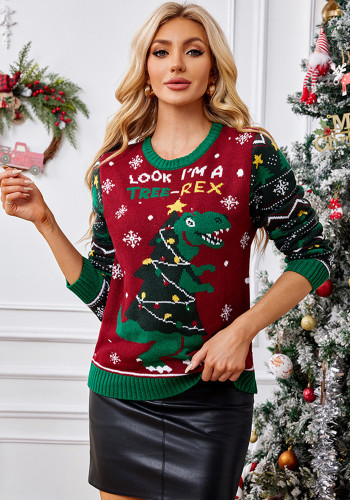 Women's Jacquard Christmas Sweater