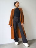Women's Autumn Winter Casual Loose Coat Women's Long Knitting Cardigan Sweater