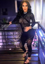 Summer Sexy Hollow Tight Fitting Knitting Jumpsuit