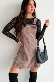 Street Trend Fashionable Casual Strap Denim Dress
