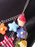 Multi-Color Accessories Halter Neck Strap Body Chain Top