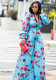 African Women long sleeve Print Jumpsuits