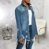 Sexy Fashion Women's Clothing Denim Jacket