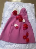 Pearl Strap Flower Sexy Short Bandage Sexy Dress