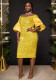 Elegant Off Shoulder Puff Sleeve Bodycon Formal Party Sequin Evening Dress