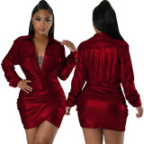 Women Sexy V Neck Dress
