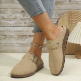 Plus Size Flat Slippers Women's Autumn And Winter Birkenstock Slippers
