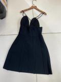 Pearl Strap Flower Sexy Short Bandage Sexy Dress