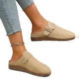 Plus Size Flat Slippers Women's Autumn And Winter Birkenstock Slippers